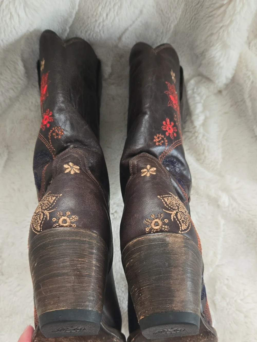 Lucchese embroidered cowboy boots - Picture 4 of 7